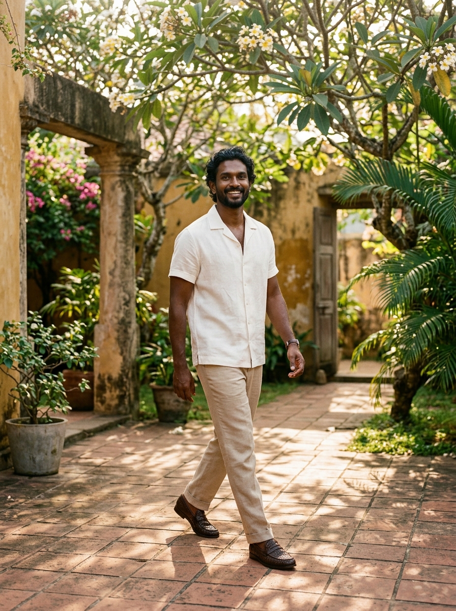 Men's Linen & Island Suiting